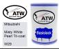 Preview: Mitsubishi, Misty White Pearl Tricoat, W29: 500ml Lackdose, von ATW Autoteile West.